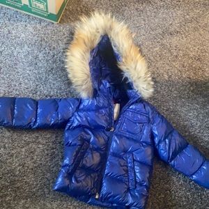 Blue Moncler Coat